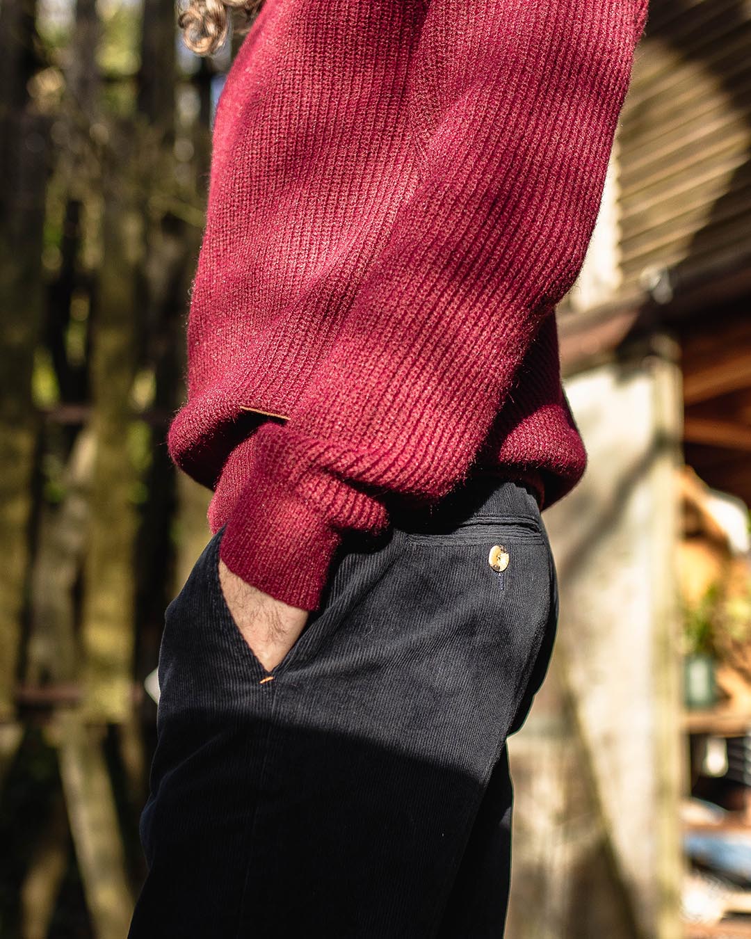 Adventurer Cord Trouser - Deep Navy - Image 6