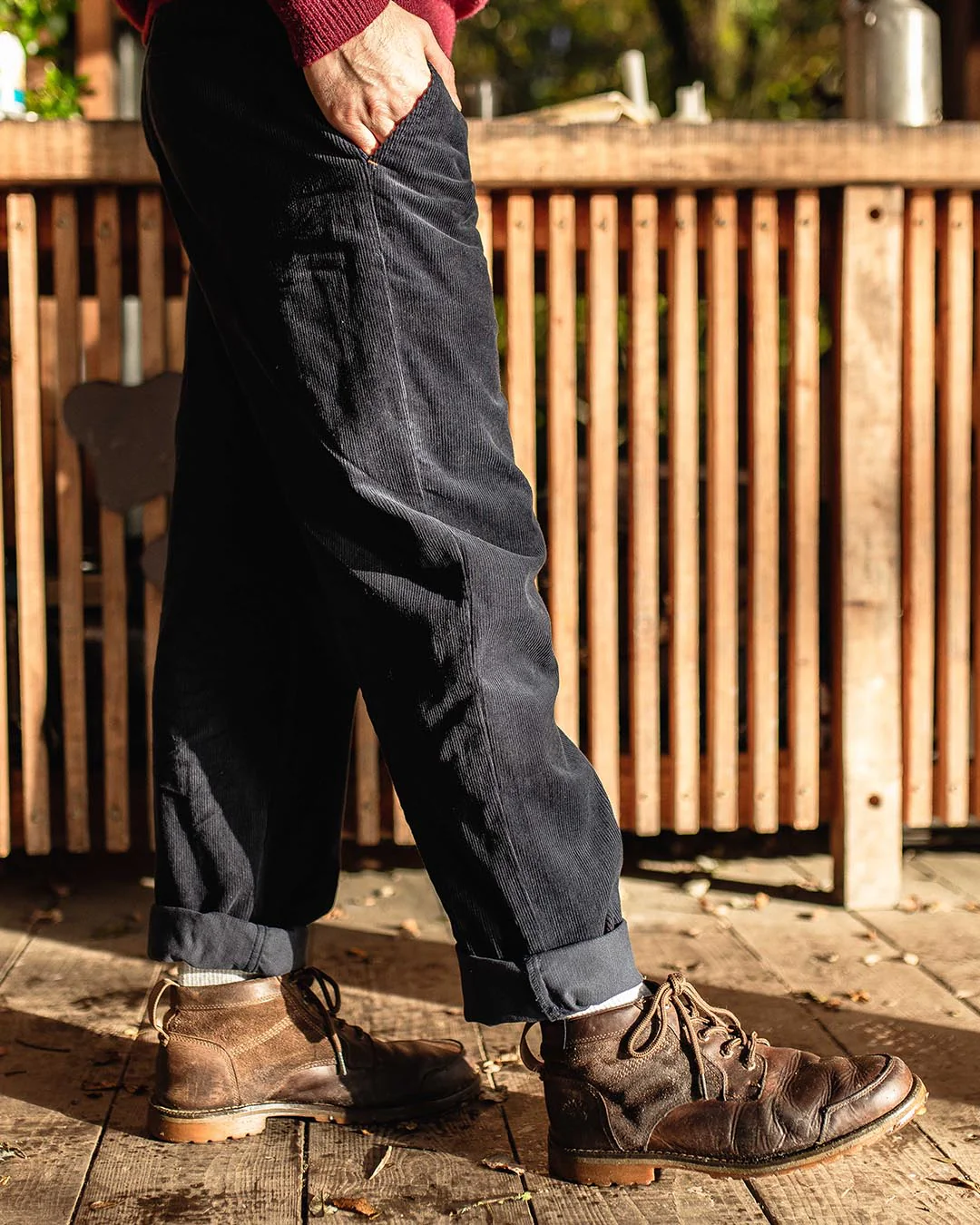 Adventurer Cord Trouser - Deep Navy - Image 7