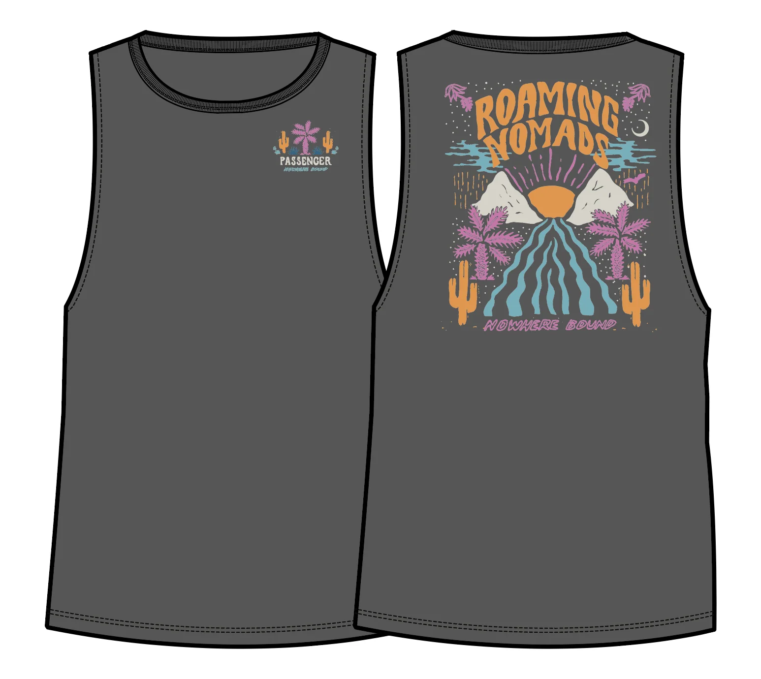 Cactus Vest - Faded Black - Image 13