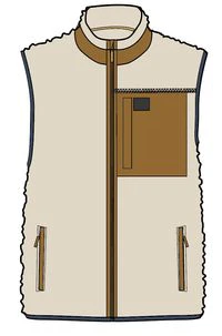 Canyon Deep-Pile Sherpa Vest - Off White - Image 9