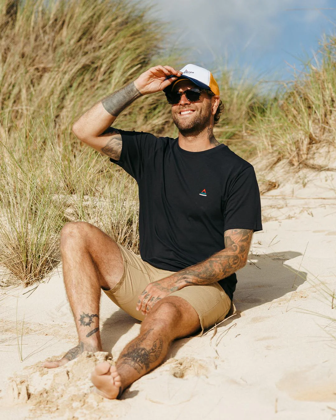 Classic Logo Organic Cotton T-Shirt - Black - Image 4