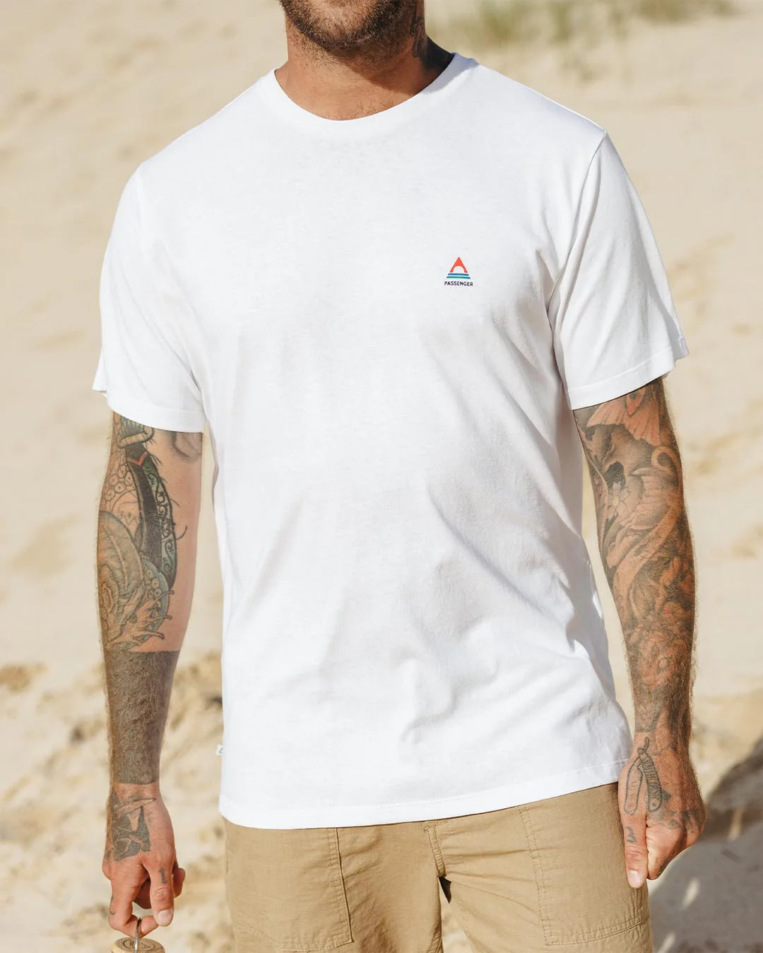 Classic Logo Organic Cotton T-Shirt - White - Image 4