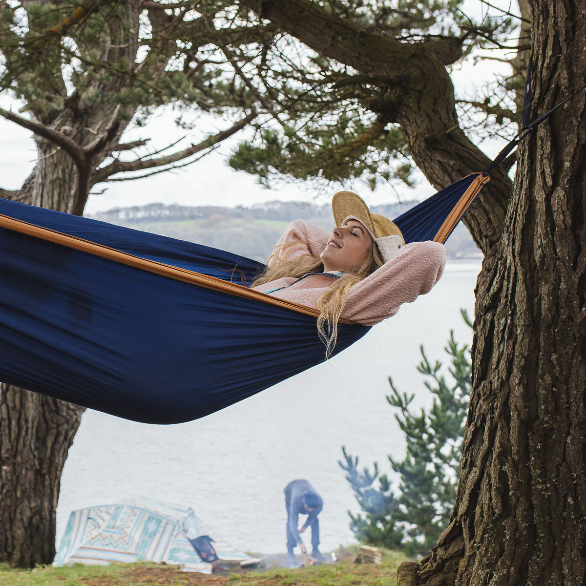 Cord Daytime Sherpa Lined Hat - Sandy Brown - Image 4