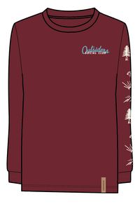 Dawn LS T-Shirt - Earth Red - Image 10