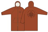 Escapism Sherpa Lined Changing Robe - Rust - Image 17