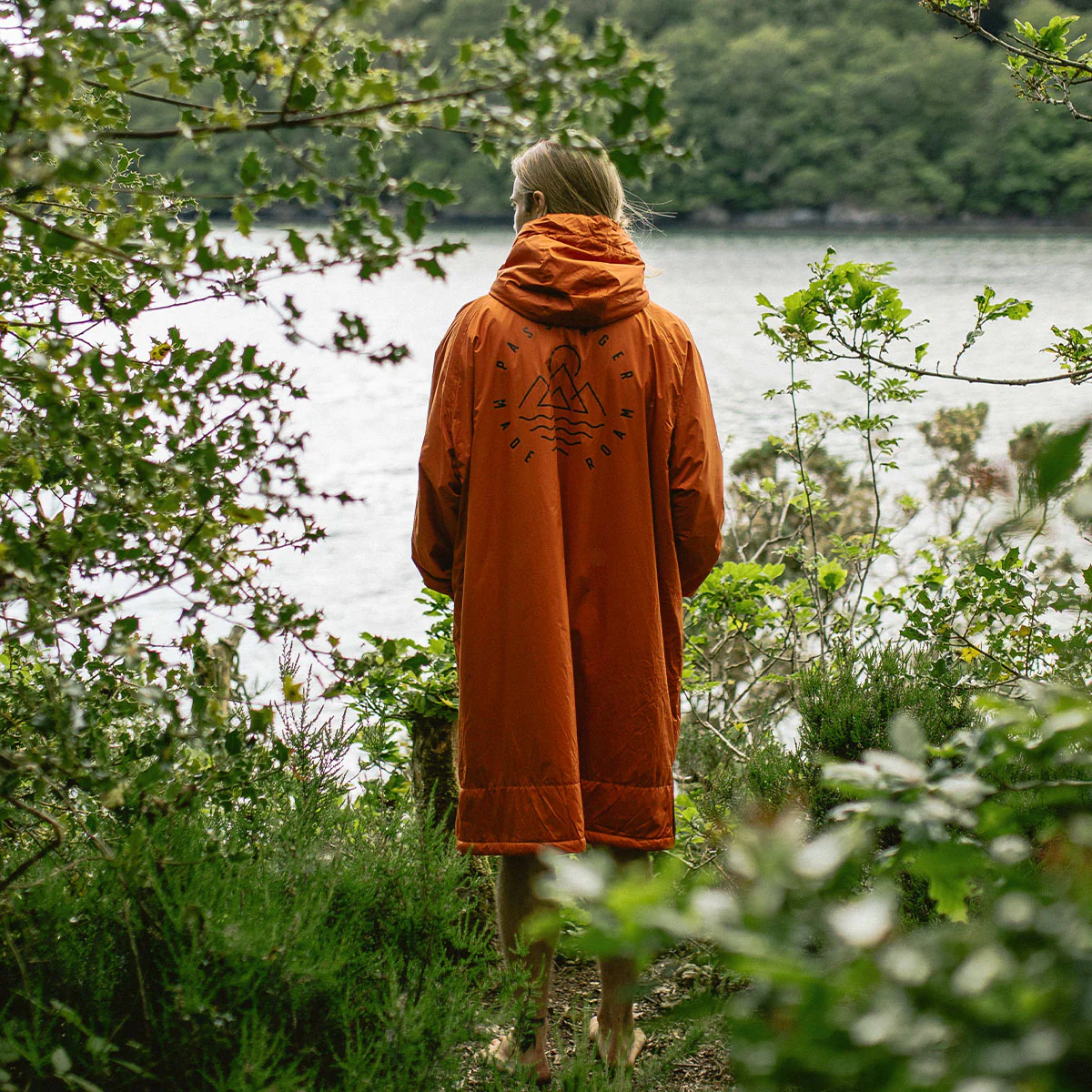 Escapism Sherpa Lined Changing Robe - Rust - Image 7
