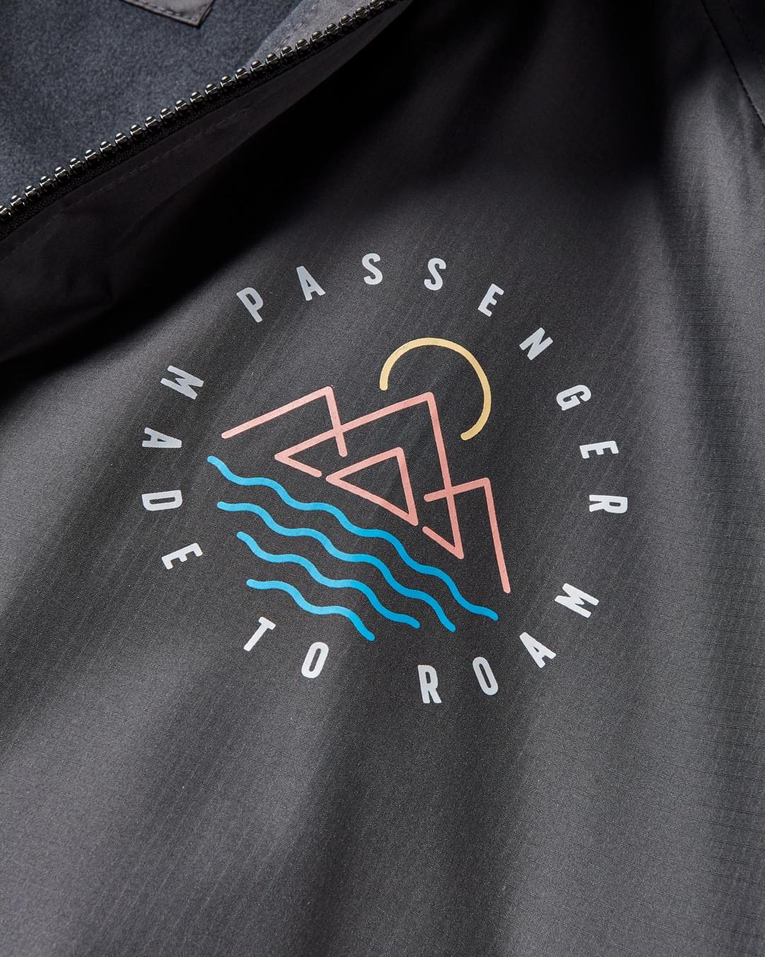 Escapism Towel Lined Changing Robe - Black - Image 14