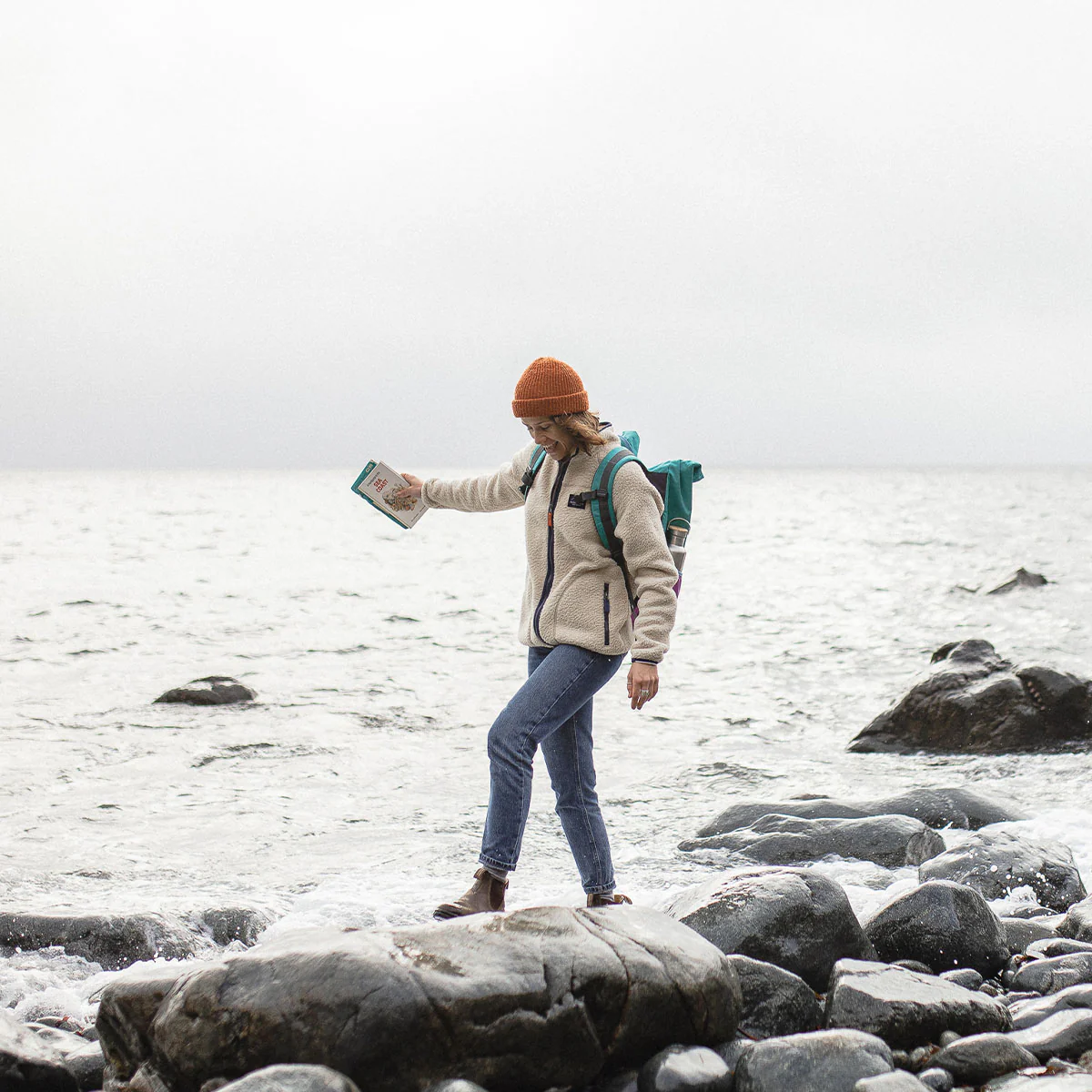 Fairbanks Full Zip Sherpa Fleece - Oatmeal - Image 13