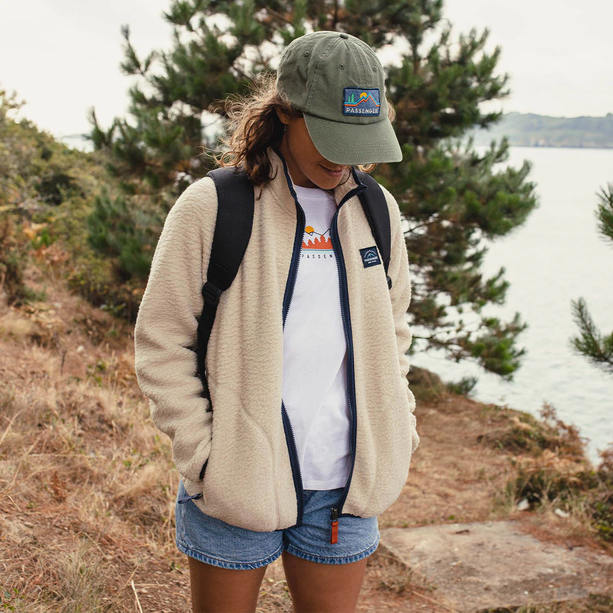 Fairbanks Full Zip Sherpa Fleece - Oatmeal - Image 5