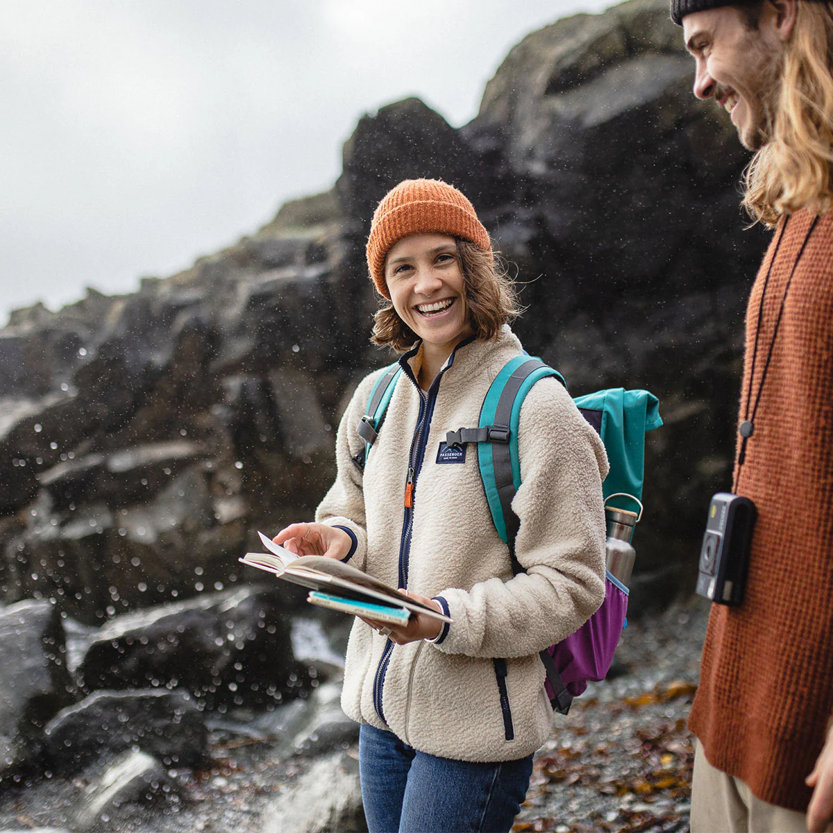 Fairbanks Full Zip Sherpa Fleece - Oatmeal - Image 7