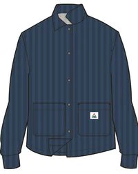 Flint Corduroy Overshirt - Deep Navy - Image 8
