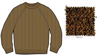 Fog Knitted Jumper - Dusty Ochre - Image 9