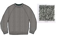 Fog Knitted Jumper - Grey Marl - Image 12