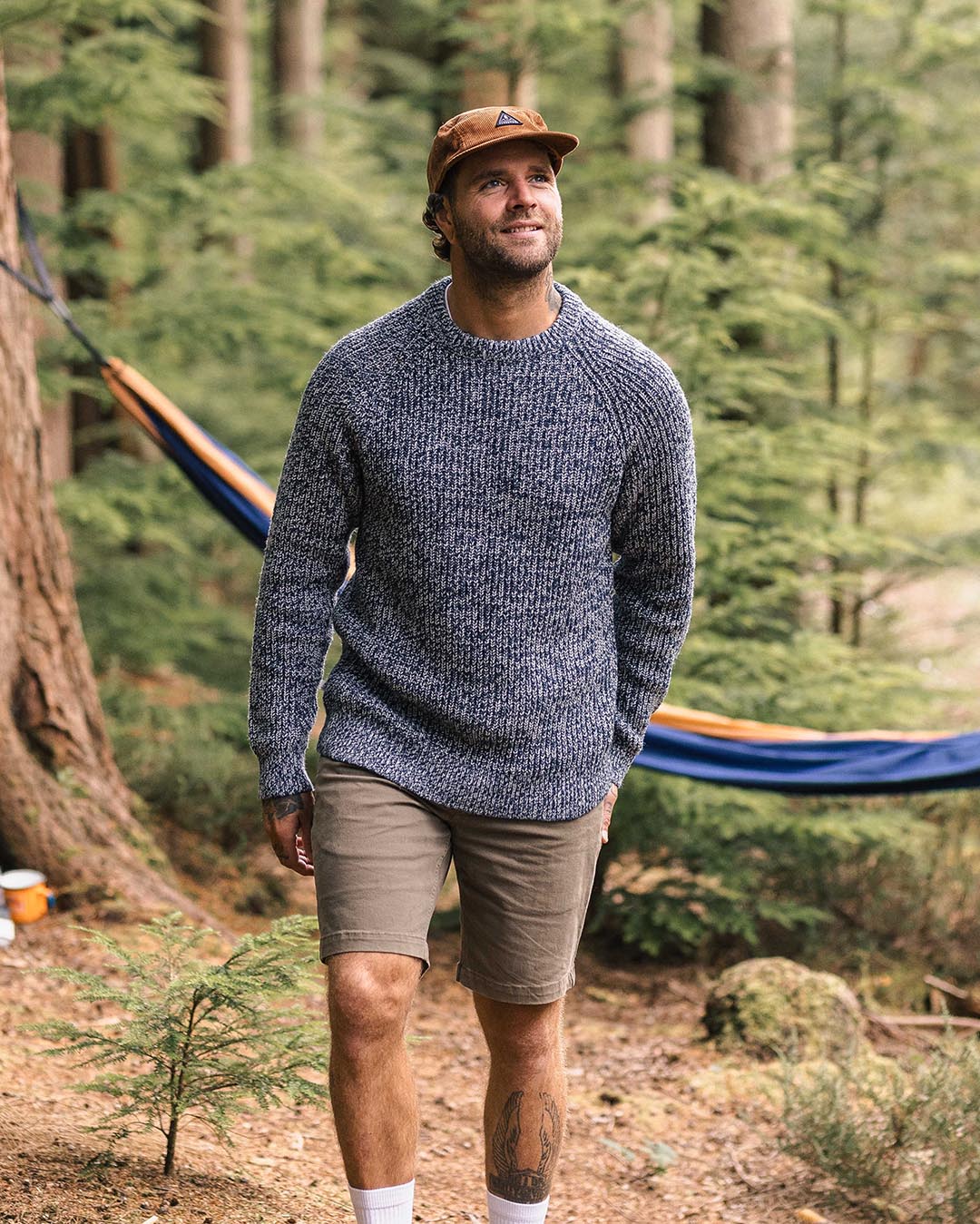 Fog Knitted Jumper - Grey Marl - Image 5