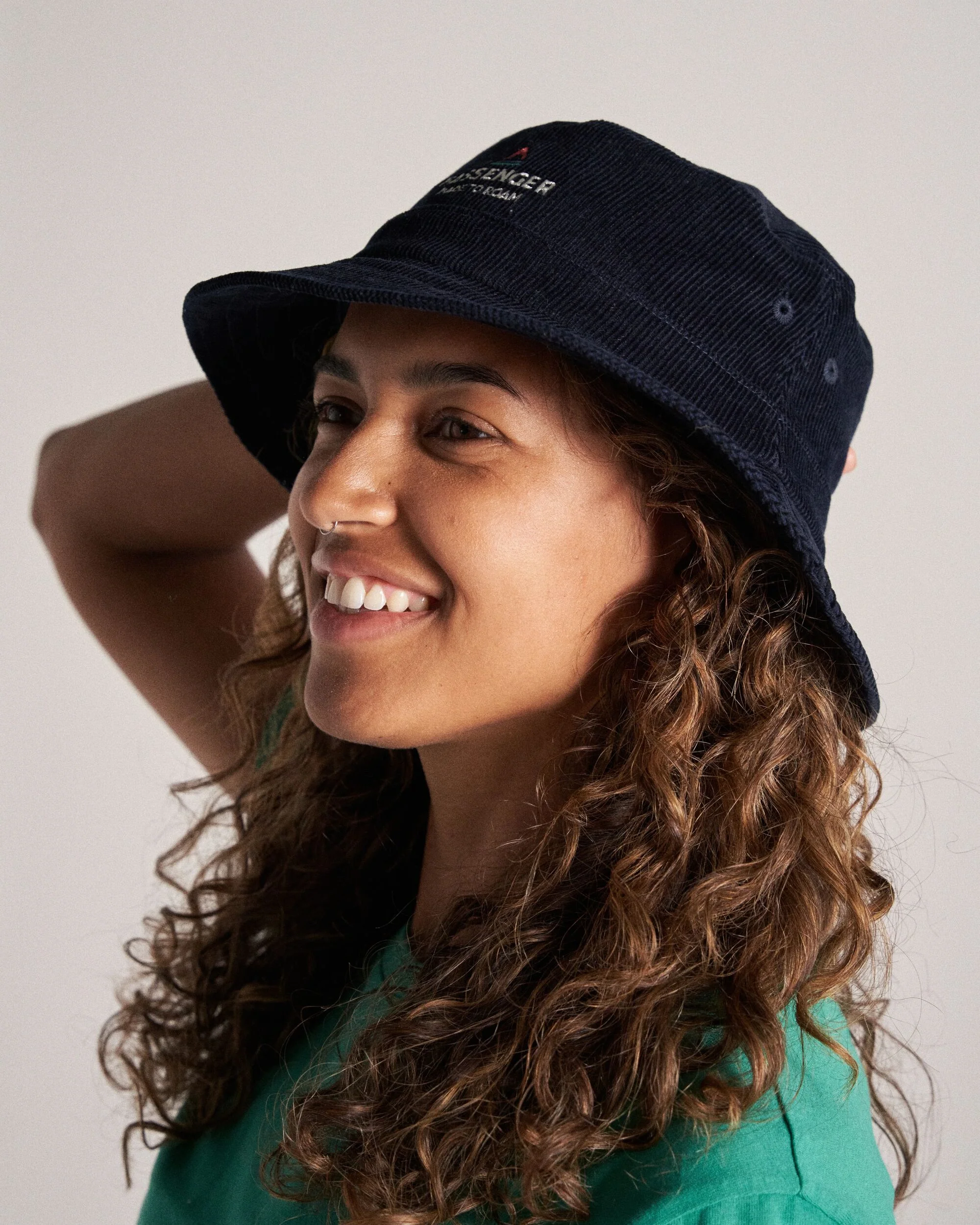 Forest Cord Bucket Hat - Deep Navy - Image 5