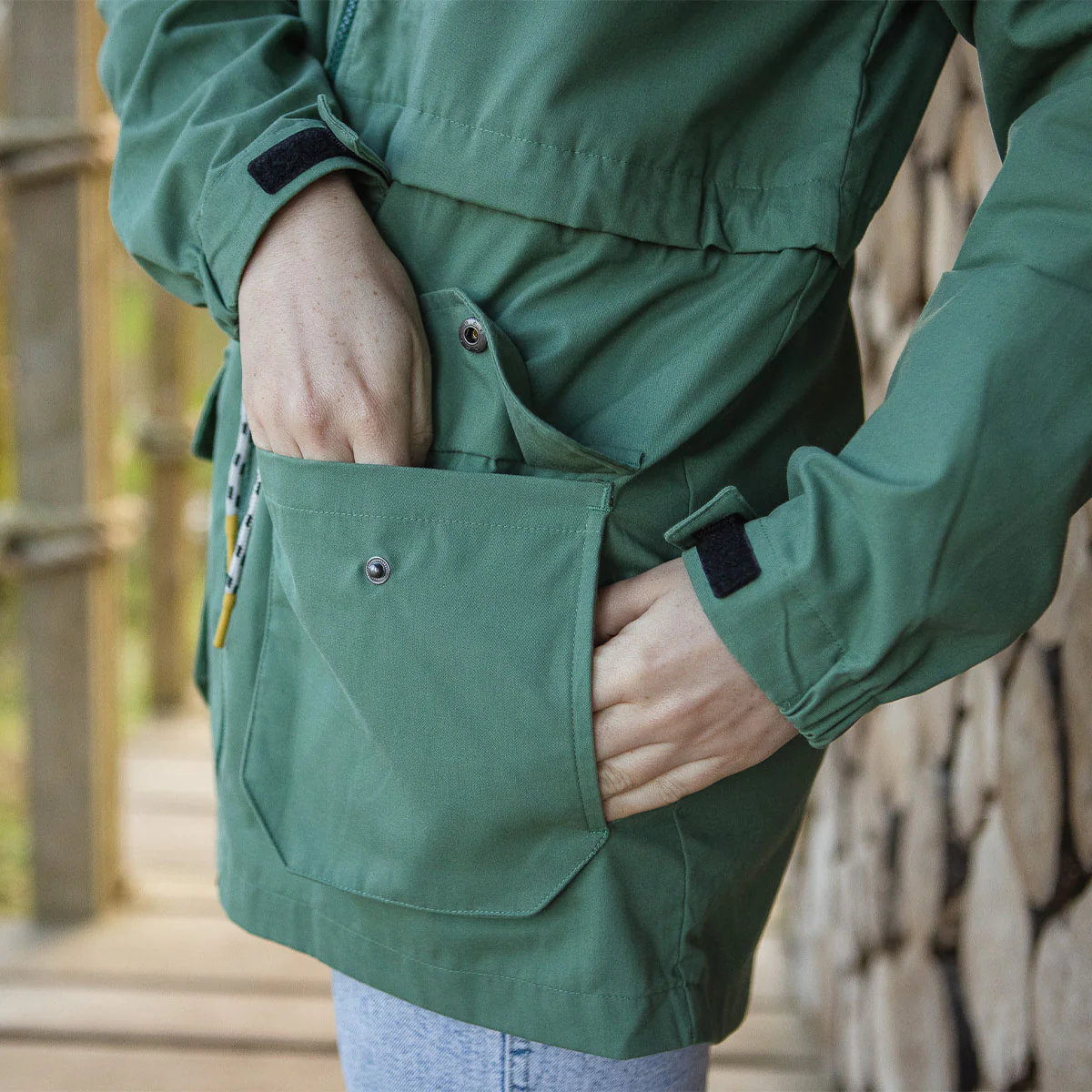 Heather Lightweight Anorak - Dark Ivy - Image 5