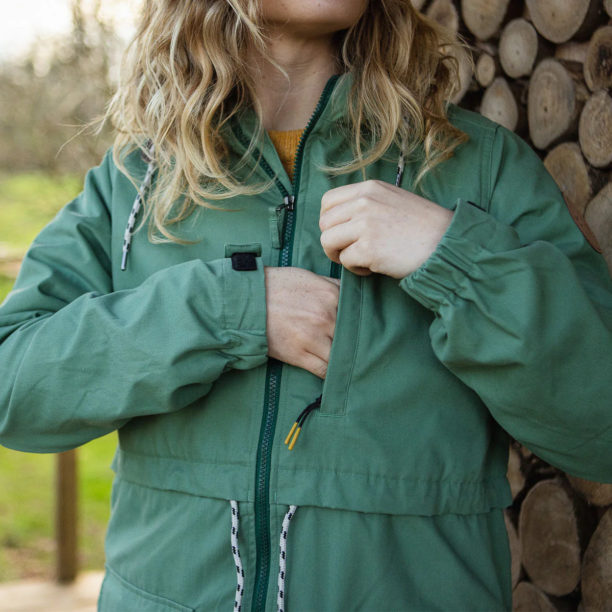 Heather Lightweight Anorak - Dark Ivy - Image 8
