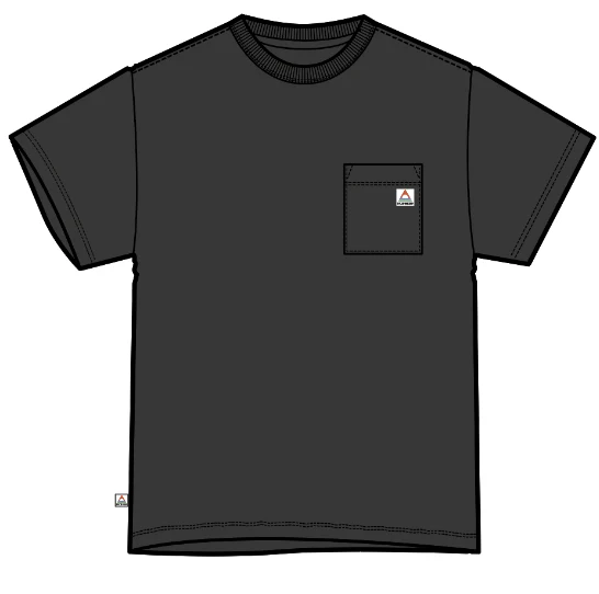 Heritage Organic Relaxed Fit T-Shirt - Black - Image 12