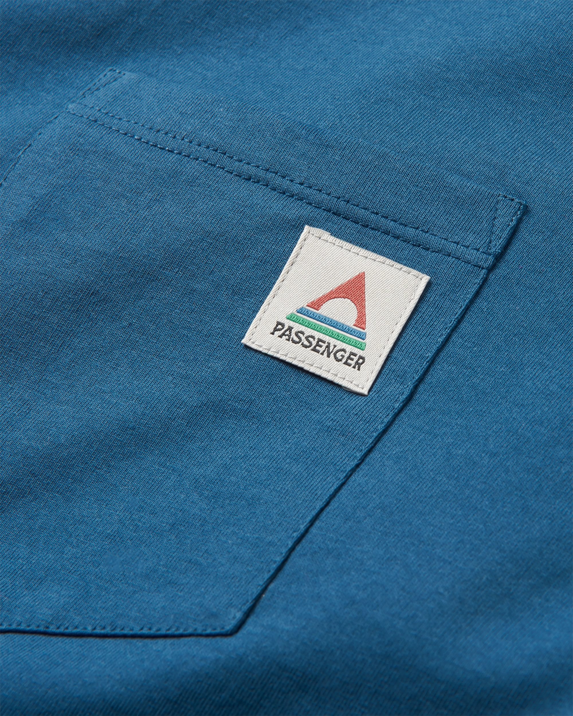 Heritage Organic Relaxed Fit T-Shirt - Dark Denim - Image 6