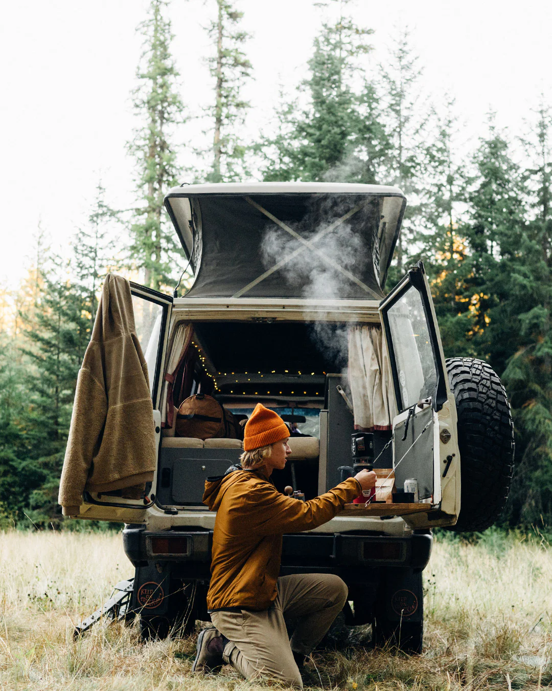 Journey Reversible Jacket - Golden Brown - Image 4