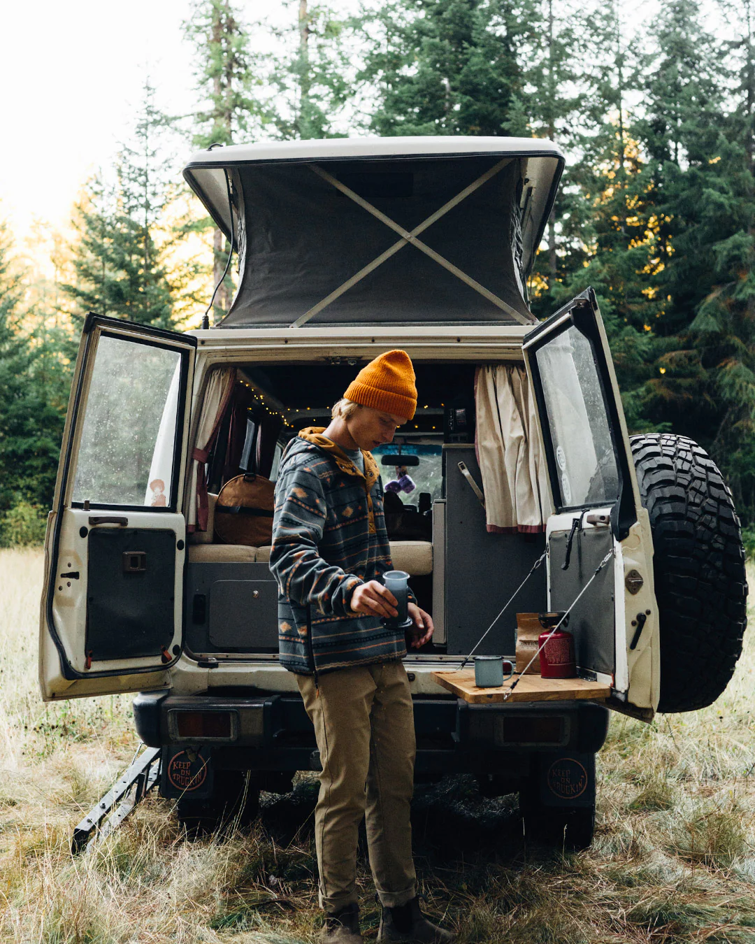 Journey Reversible Jacket - Golden Brown - Image 7