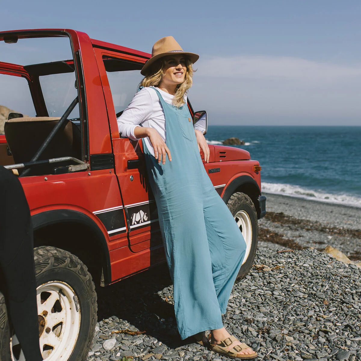 Lazy Day Dungarees - Ocean Blue - Image 5