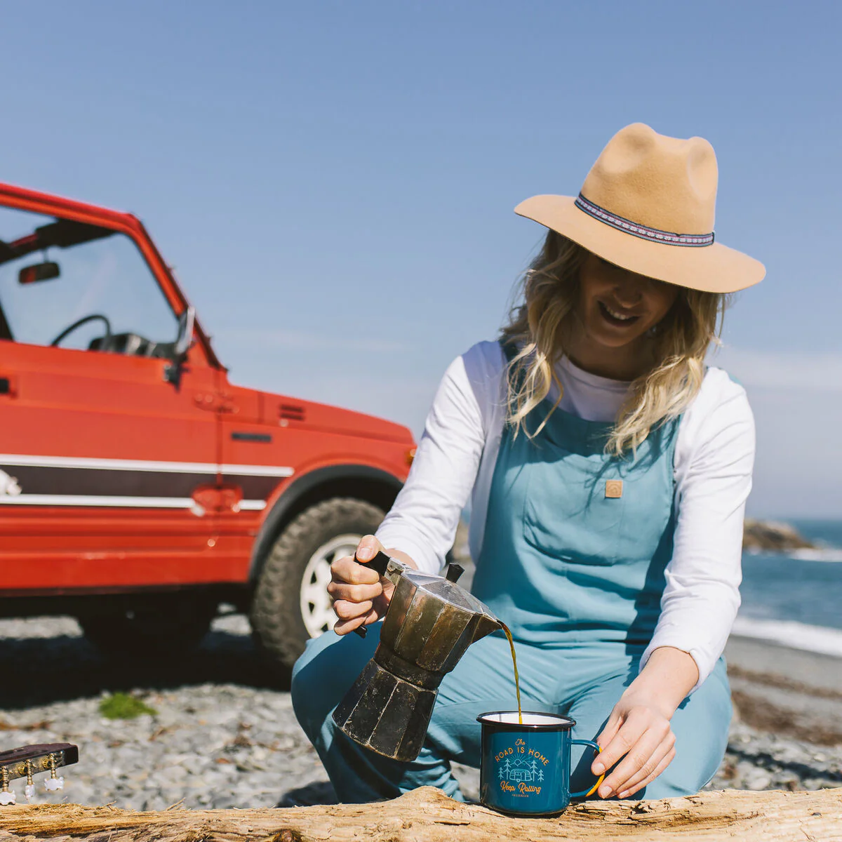 Lazy Day Dungarees - Ocean Blue - Image 6