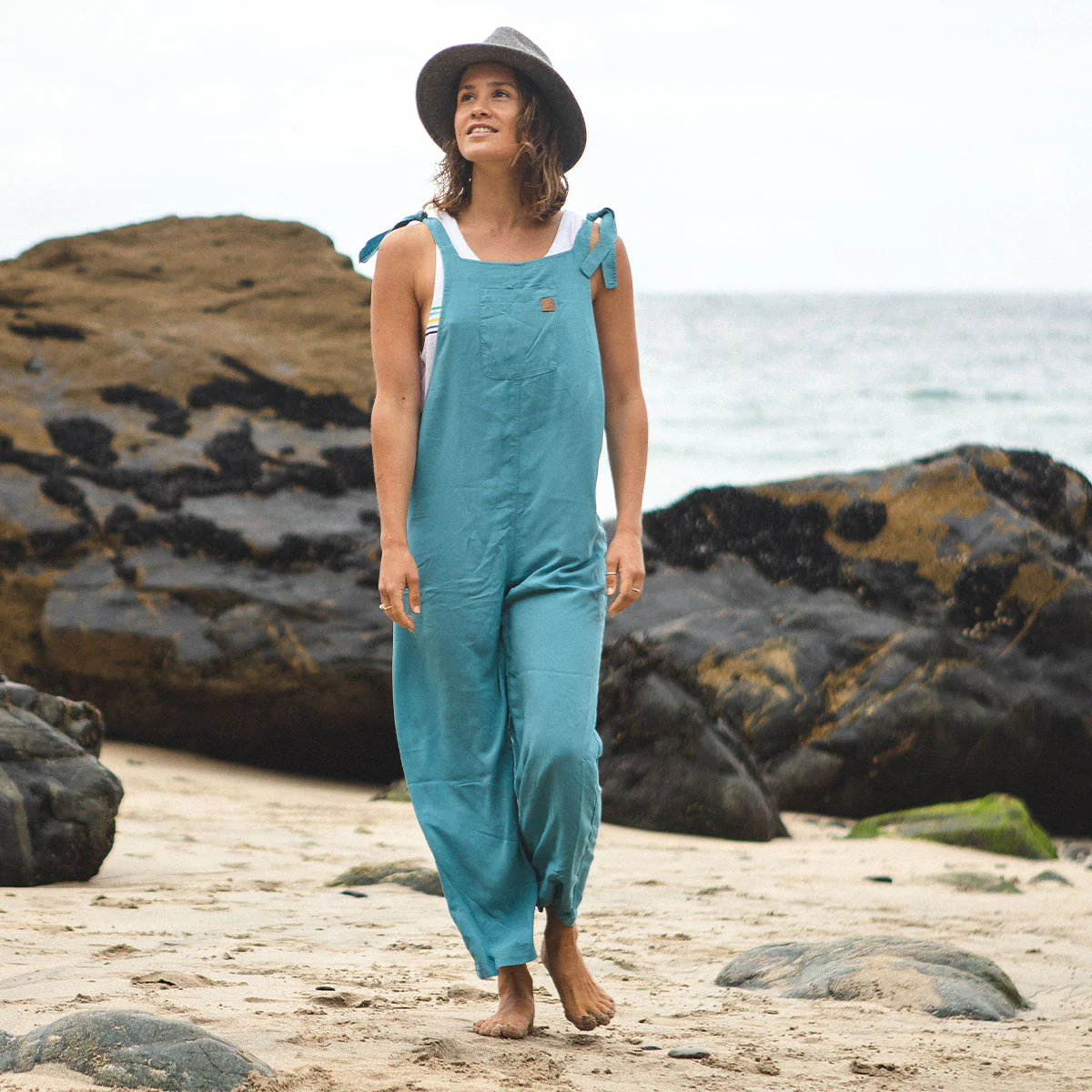 Lazy Day Dungarees - Ocean Blue - Image 8