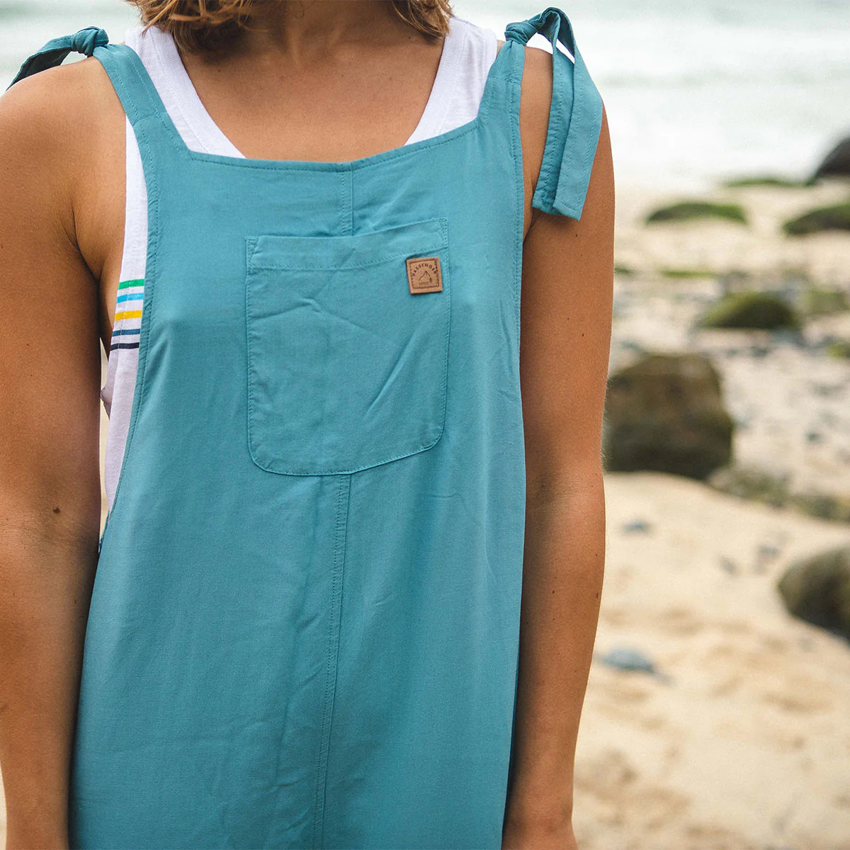 Lazy Day Dungarees - Ocean Blue - Image 9