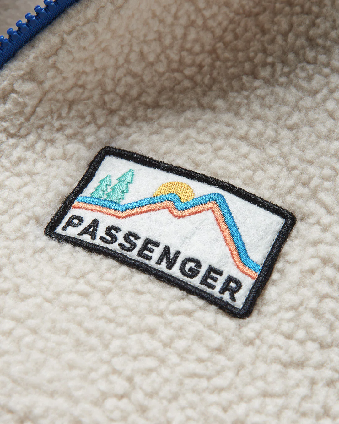 Maine 1/2 Zip Sherpa Fleece - Oatmeal - Image 7