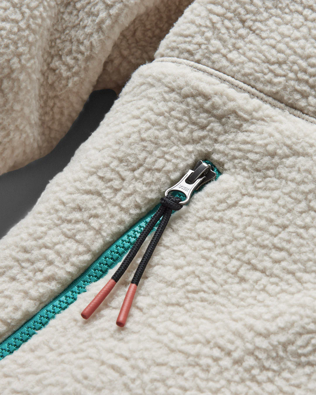 Maine 1/2 Zip Sherpa Fleece - Oatmeal - Image 8