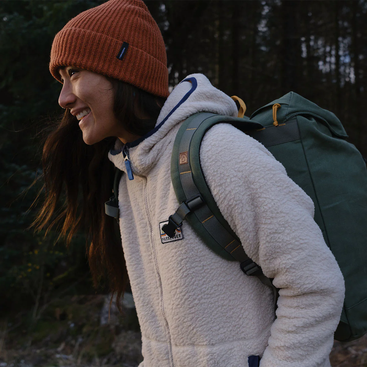 North Coast Full Zip Sherpa Fleece - Oatmeal - Image 7