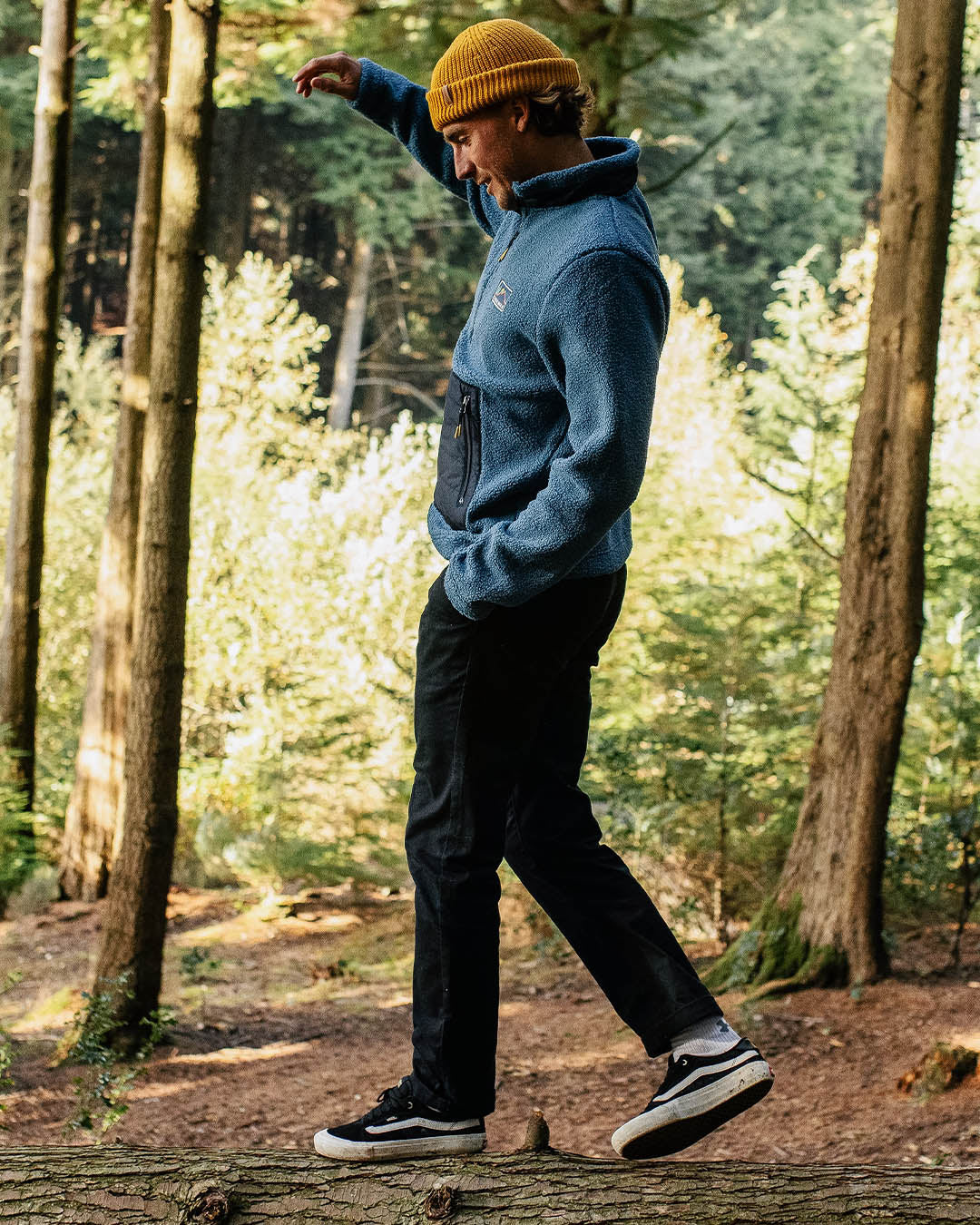 Oceanside Polar-Lined Sherpa Fleece - Blue Steel - Image 4