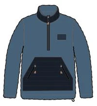 Oceanside Polar-Lined Sherpa Fleece - Blue Steel - Image 9