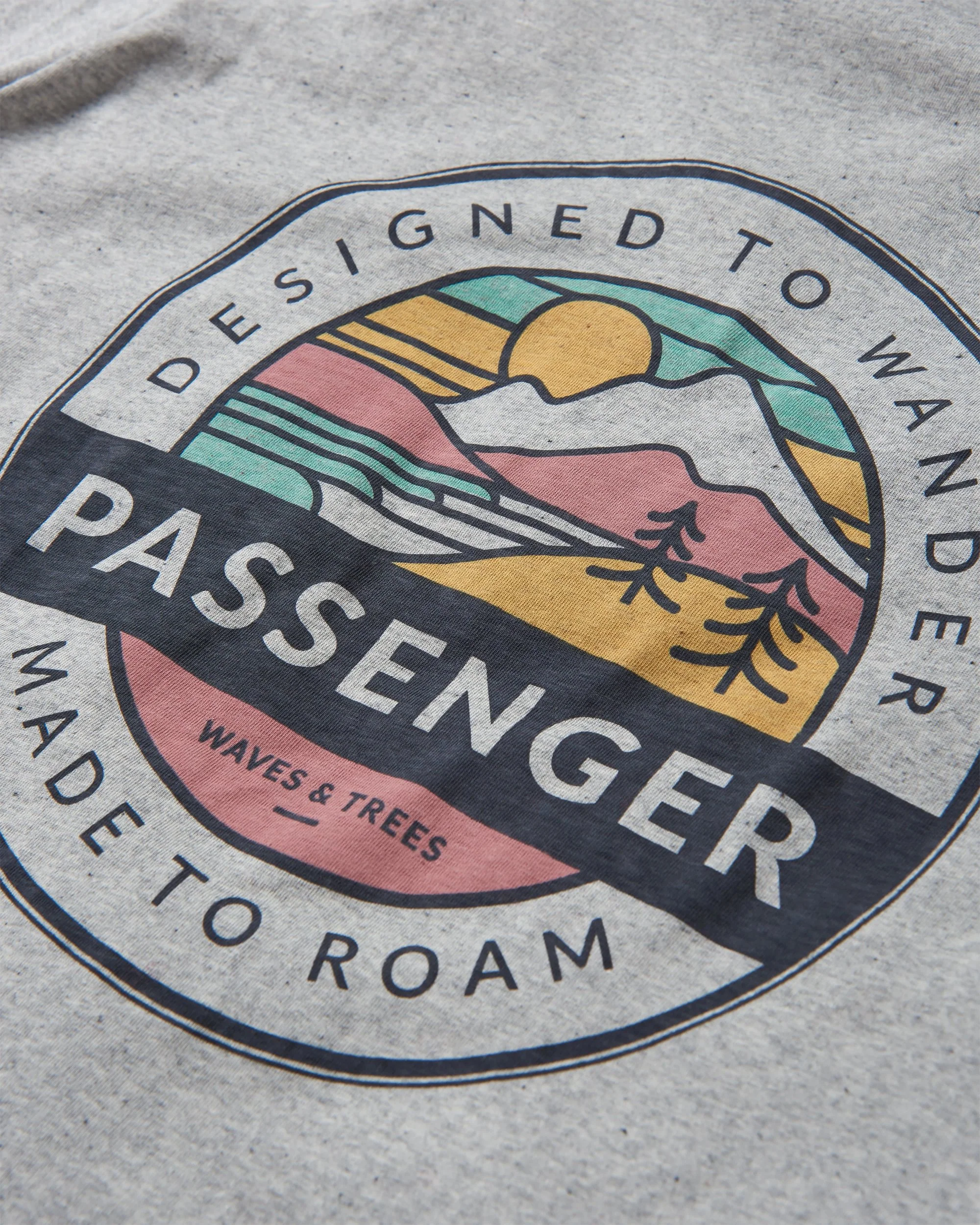 Odyssey Organic Cotton T-Shirt - Grey Marl - Image 10