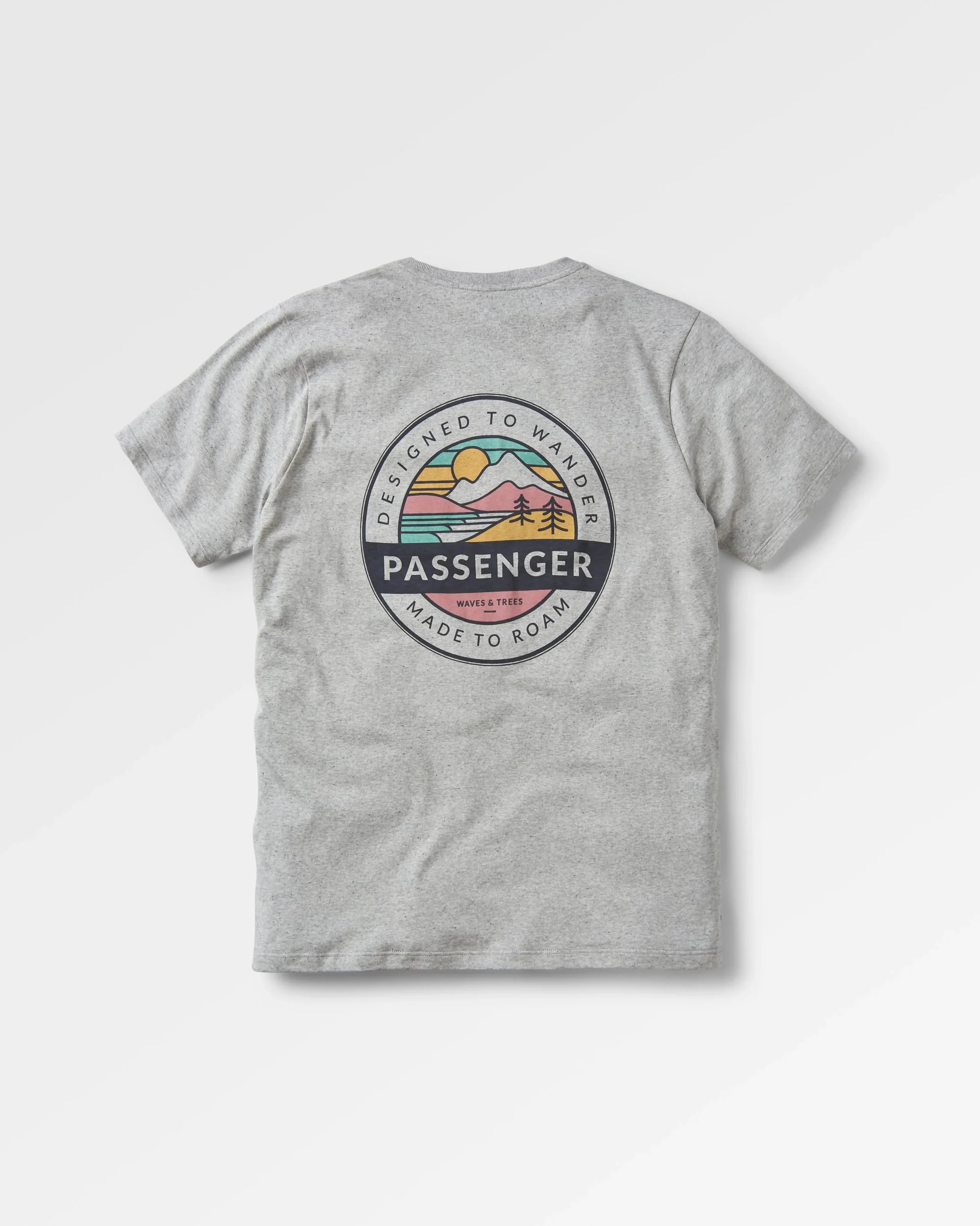 Odyssey Organic Cotton T-Shirt - Grey Marl - Image 7