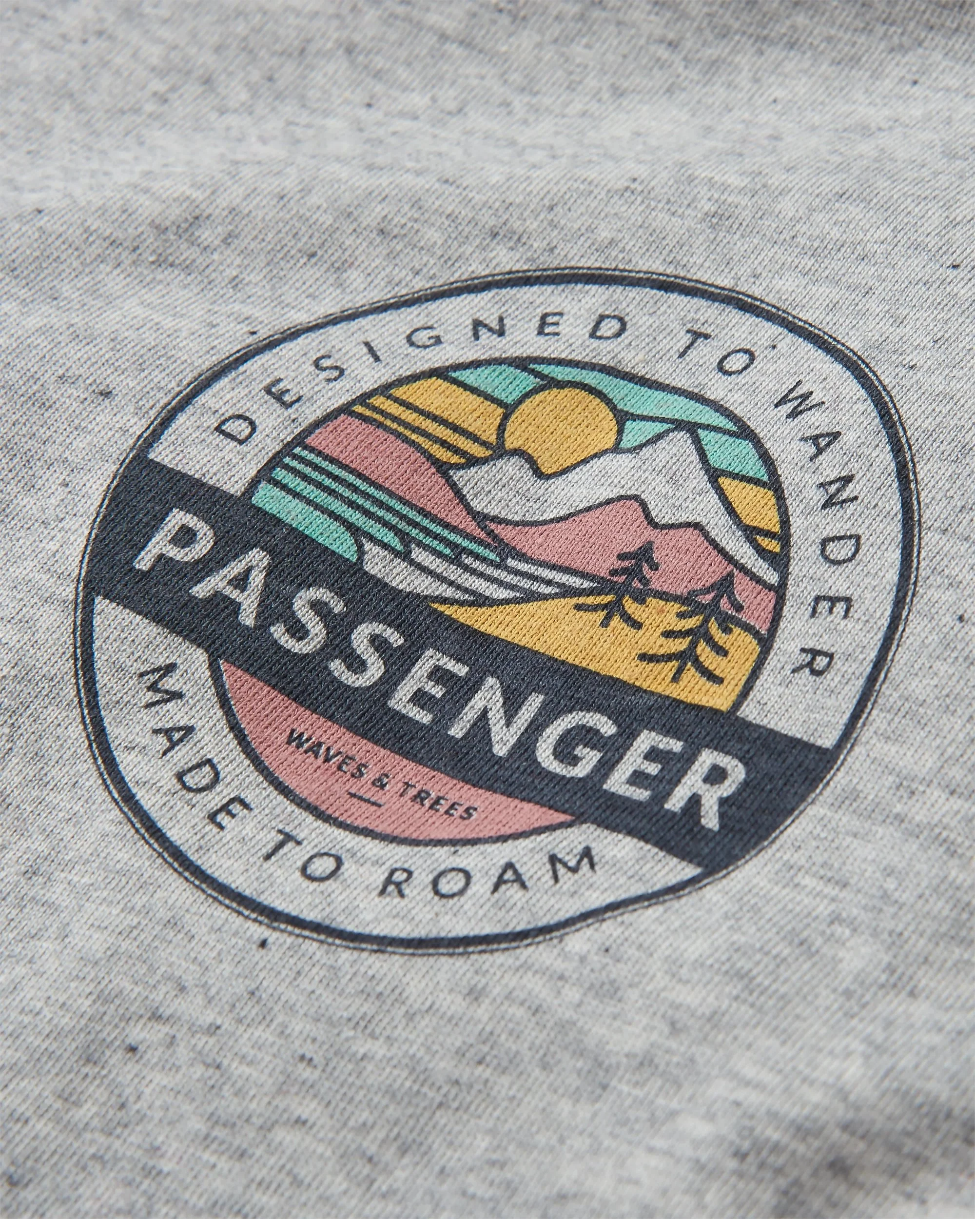 Odyssey Organic Cotton T-Shirt - Grey Marl - Image 8