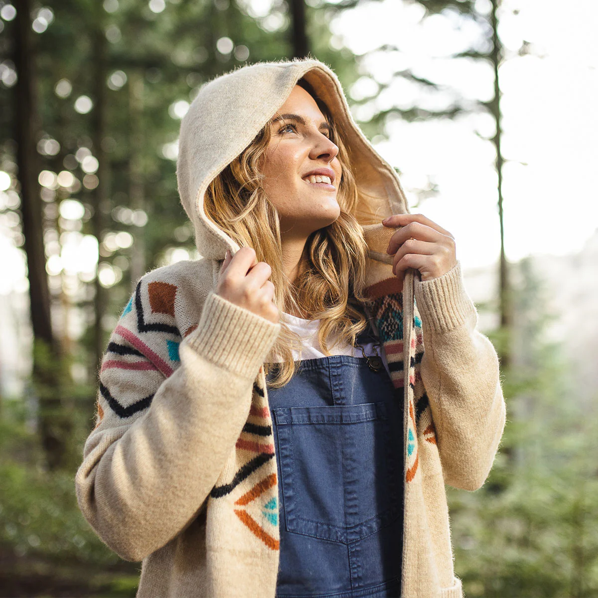 Palumbo Hooded Cardigan - Off White - Image 7