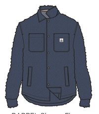Rappel Sherpa Oversized Shirt - Dark Denim - Image 11