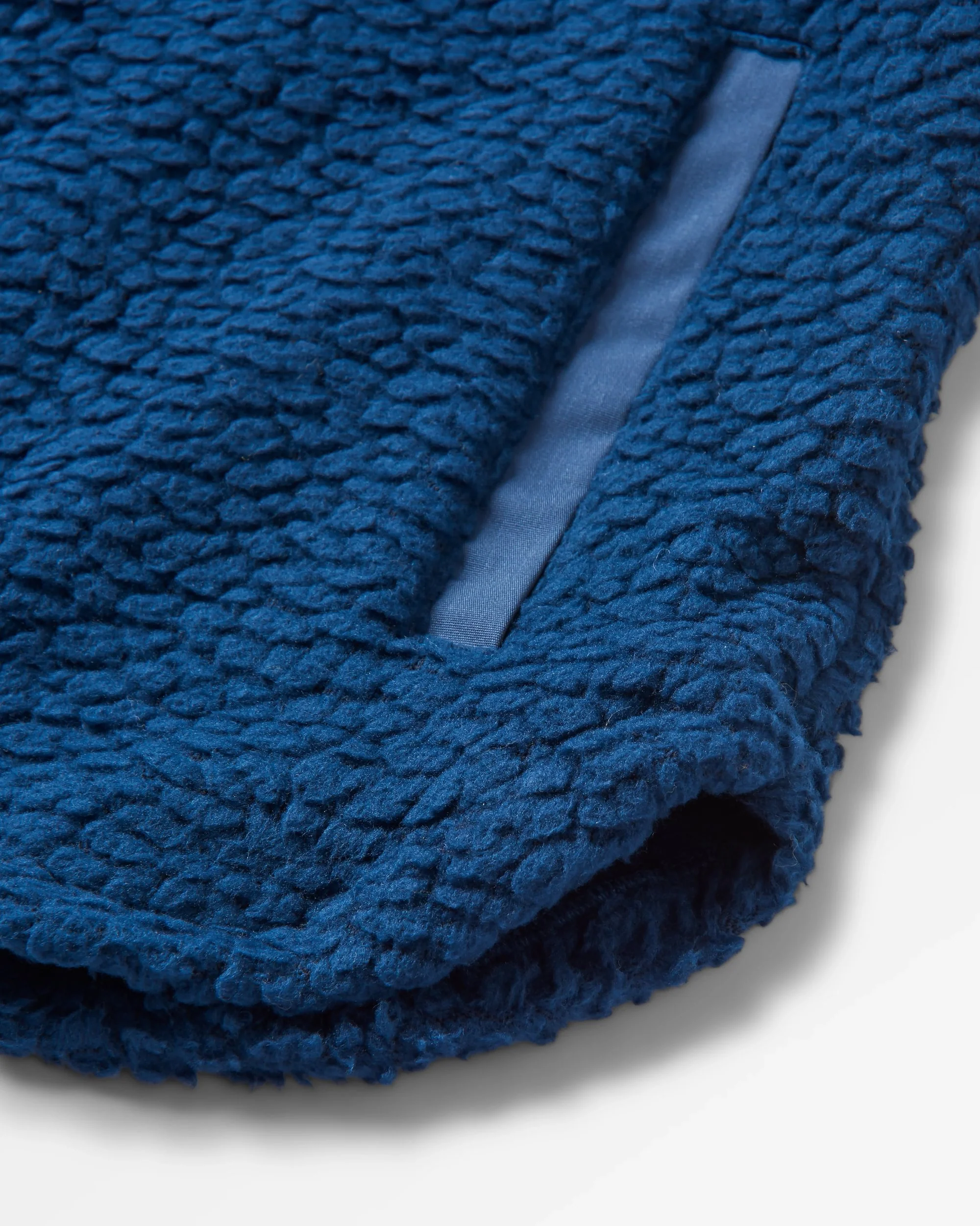 Rappel Sherpa Oversized Shirt - Dark Denim - Image 7