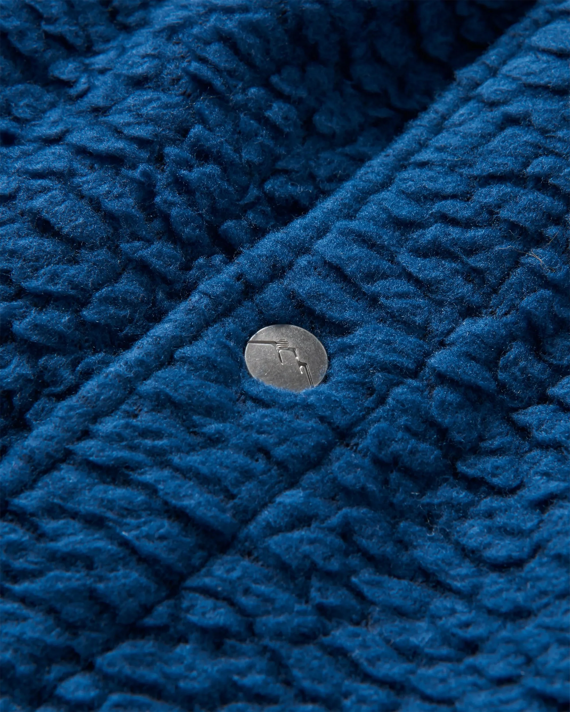 Rappel Sherpa Oversized Shirt - Dark Denim - Image 8