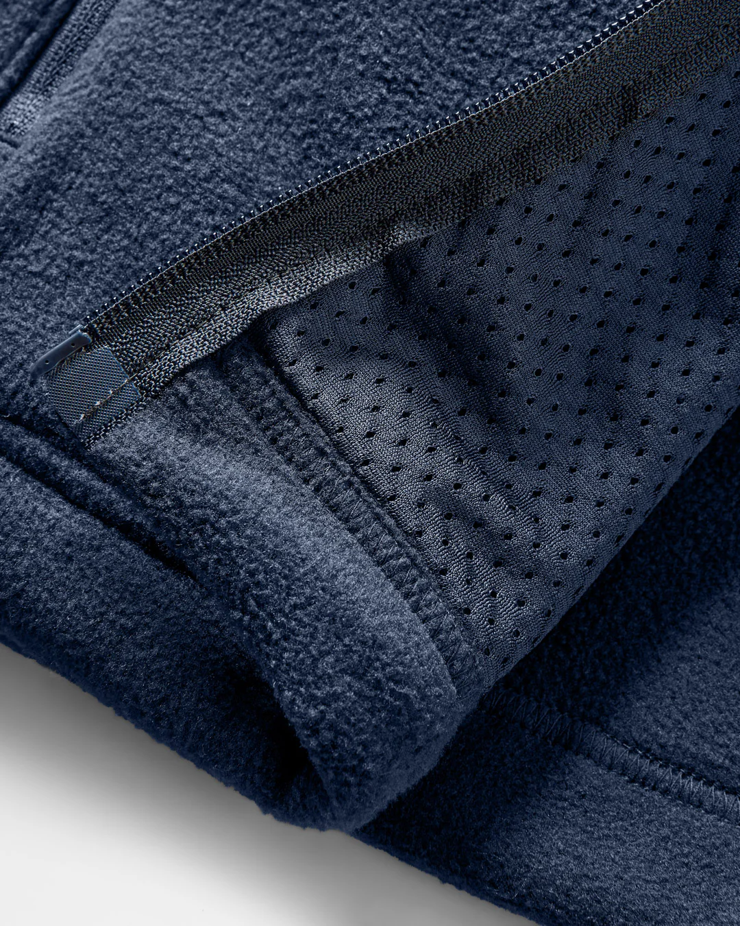 Ridge Full Zip Polar Fleece - Mediterranean/Deep Navy - Image 9