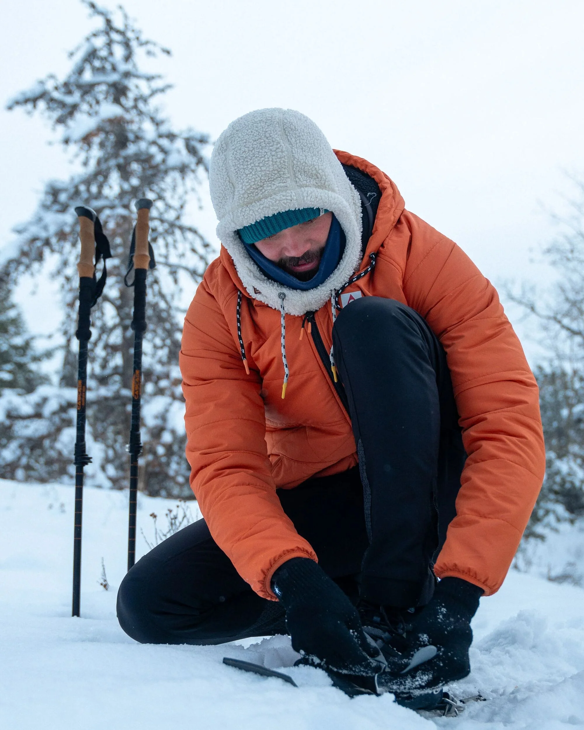 Snowdrift Fleece Hood - Birch - Image 4