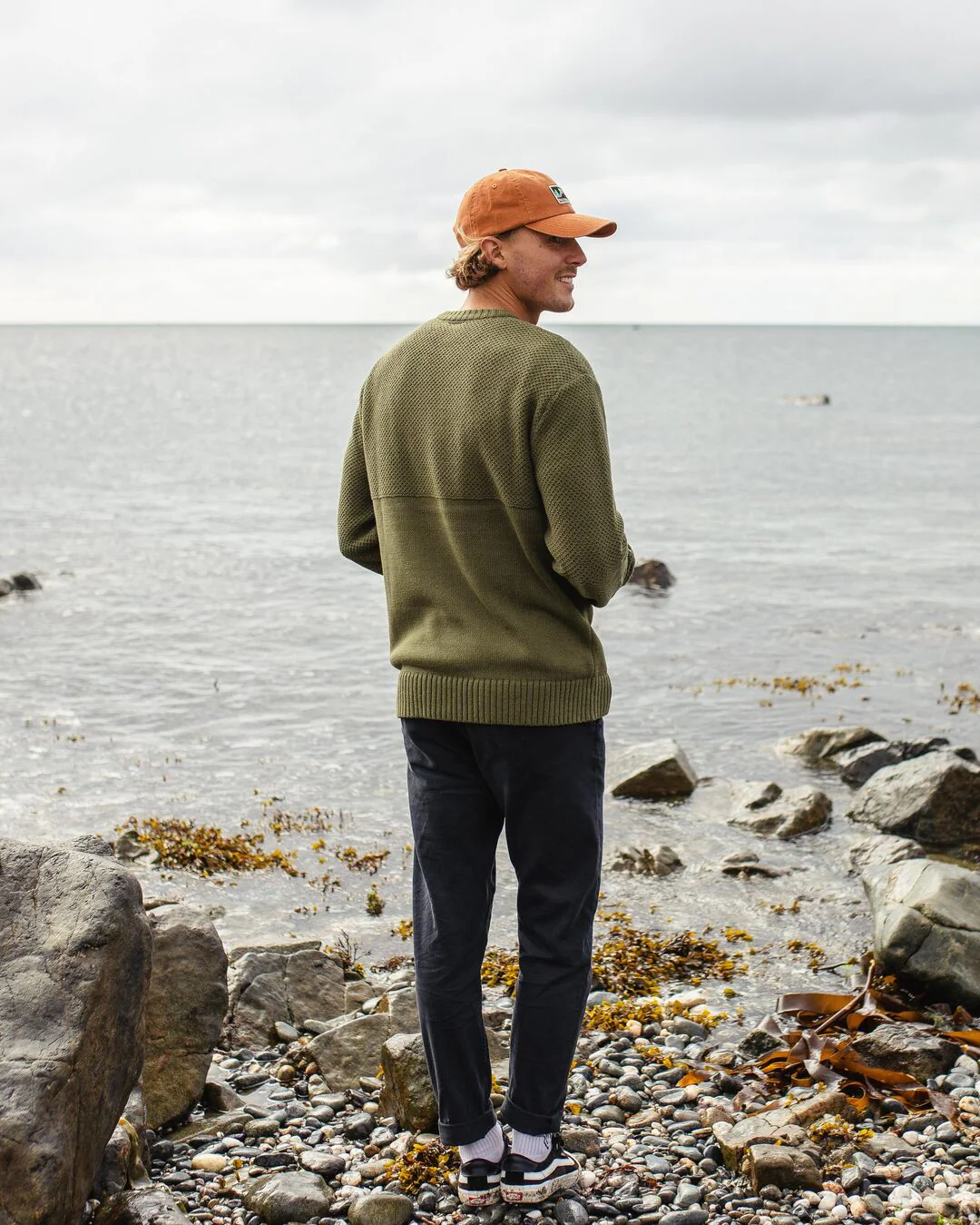 Swell Knitted Jumper - Khaki - Image 3