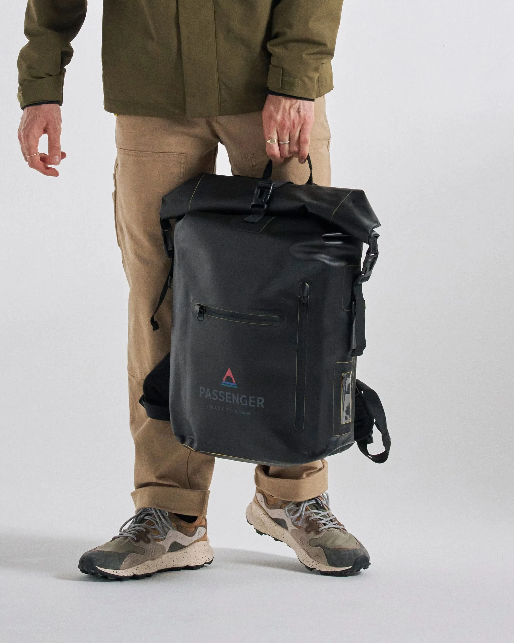 Tide 25L Dry Bag Backpack - Black - Image 3